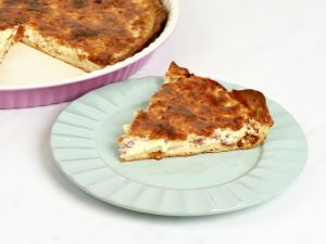 Kinder kochen Quiche