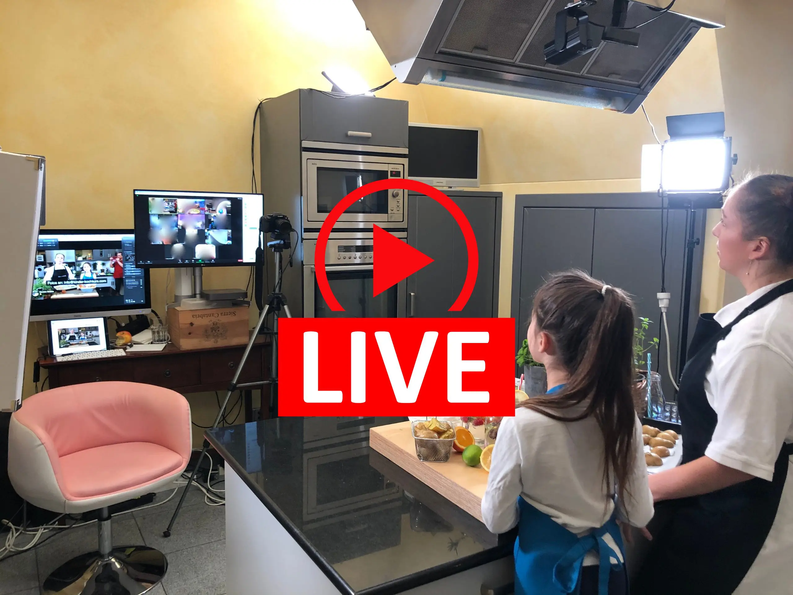 Livestream-Kochkurs für Kinder